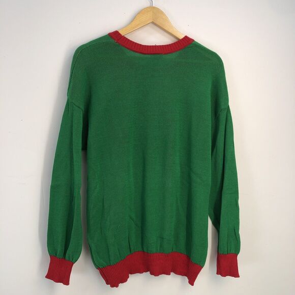 NEW Merry Christmas Sweater Womens M ( Ugly Christmas - Picture 3 of 10